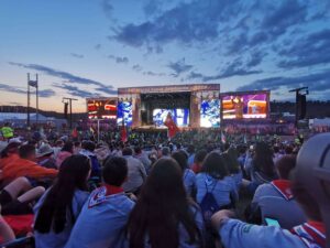 Imagen del escenario en el WSJ2019
