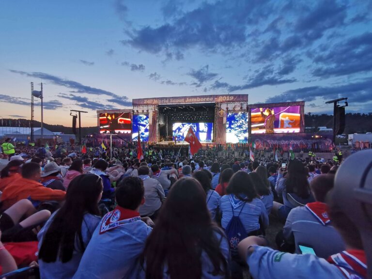 Imagen del escenario en el WSJ2019